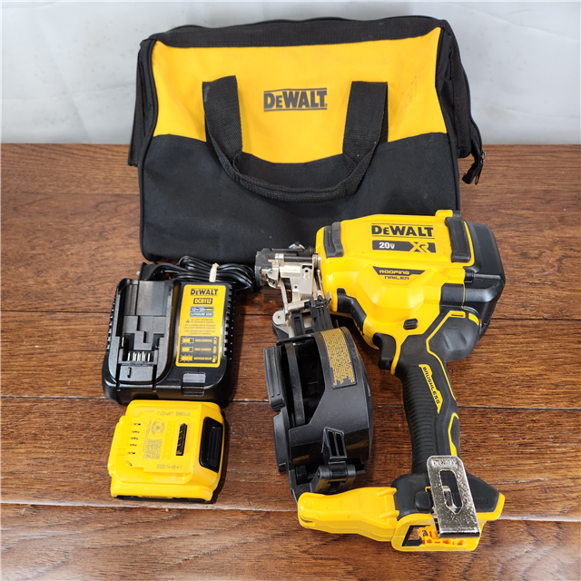 Dewalt cordless discount roofing nailer 20v