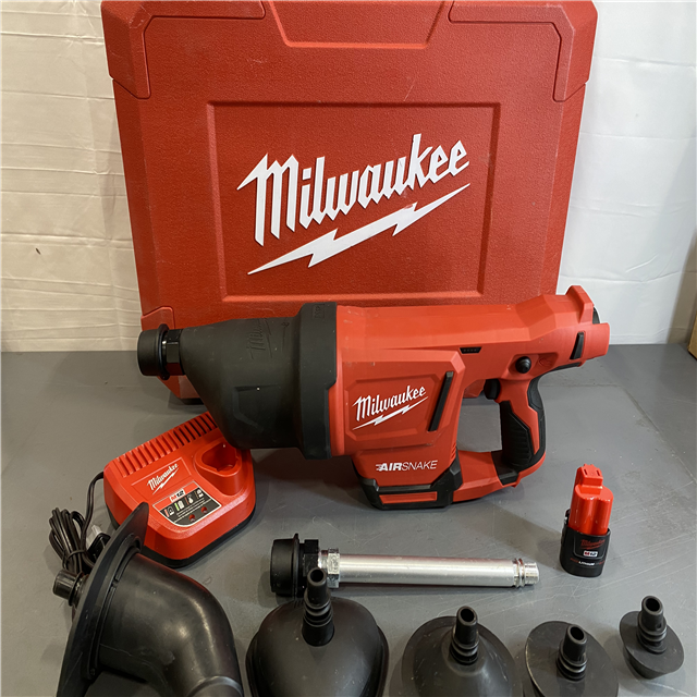 AS IS Milwaukee M12 12 Volt Lithium Ion Cordless Drain Cleaning