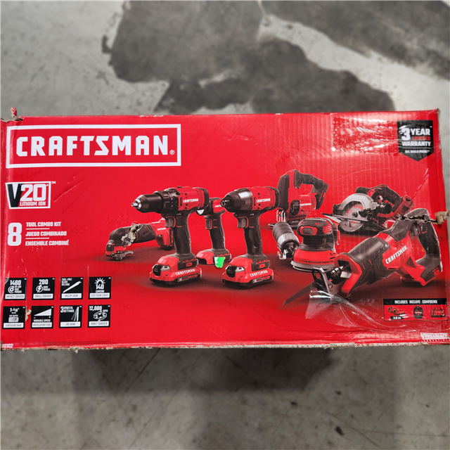 Craftsman v20 8 cheap tool combo kit