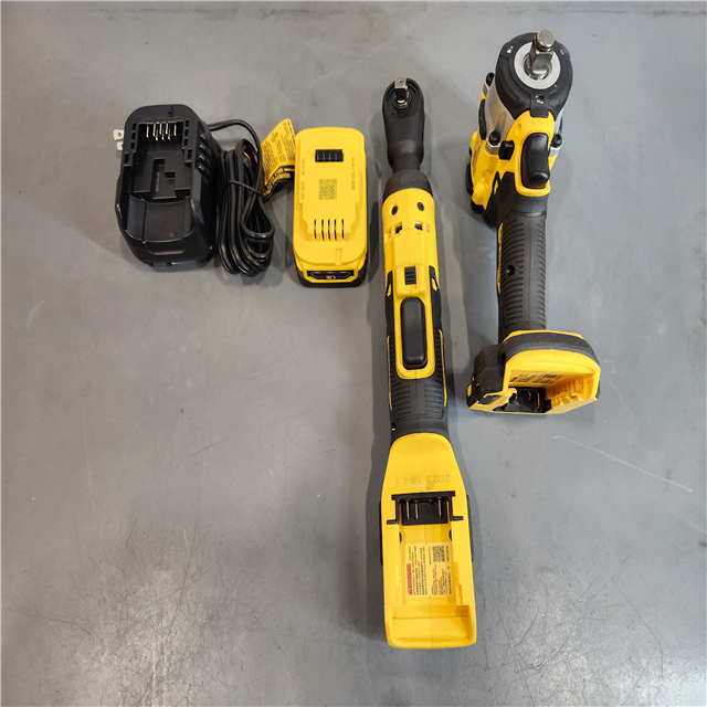 AS-IS DEWALT 20V MAX Lithium-Ion Cordless Combo Kit (2-Tool) with 1.7 Ah  Battery and Charger