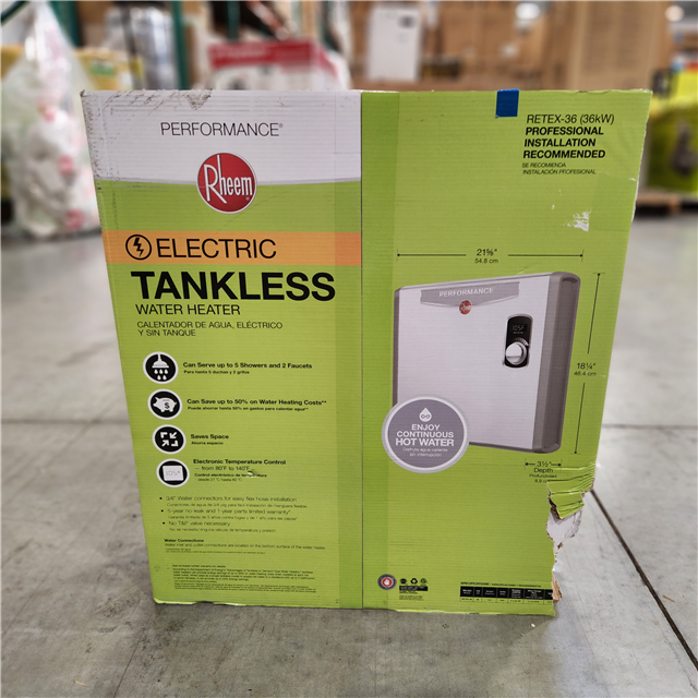 Rheem Performance 36 kw Self-Modulating 7.03 GPM Tankless Electric