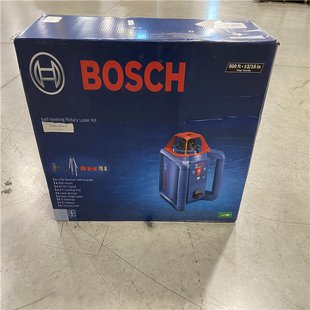 NEW Bosch 800 Ft. Rotary Laser Level Self Leveling Complete Kit