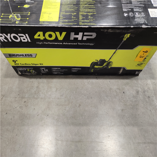 40V HP BRUSHLESS 9 EDGER KIT - RYOBI Tools