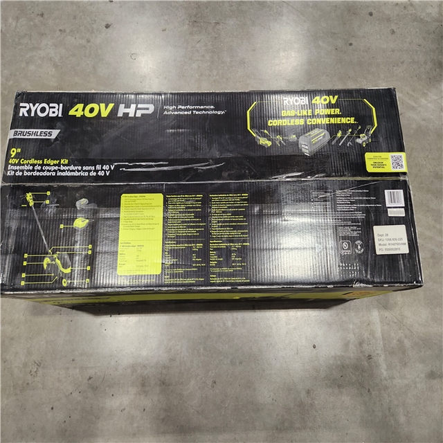 40V HP BRUSHLESS 9 EDGER KIT - RYOBI Tools