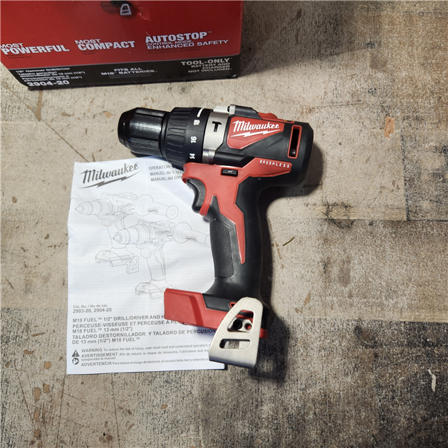 Houston Location - As Is Milwaukee 2904-20 12V 1/2 Hammer Drill