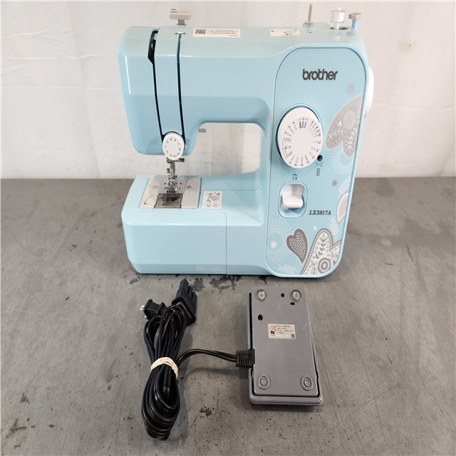 Brother LX3817A Full-Size Sewing Machine Aqua - 17 Stitch - Brother