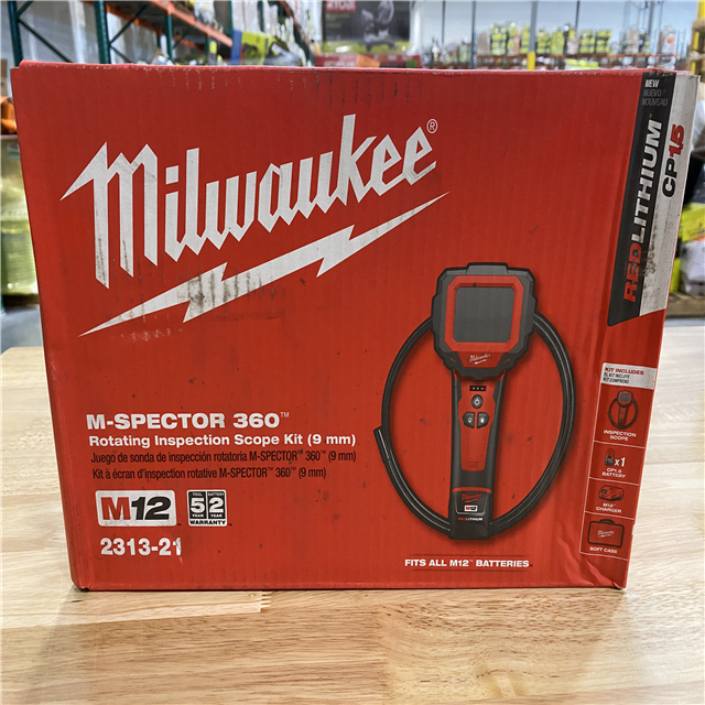 Milwaukee rotating 2024 inspection scope