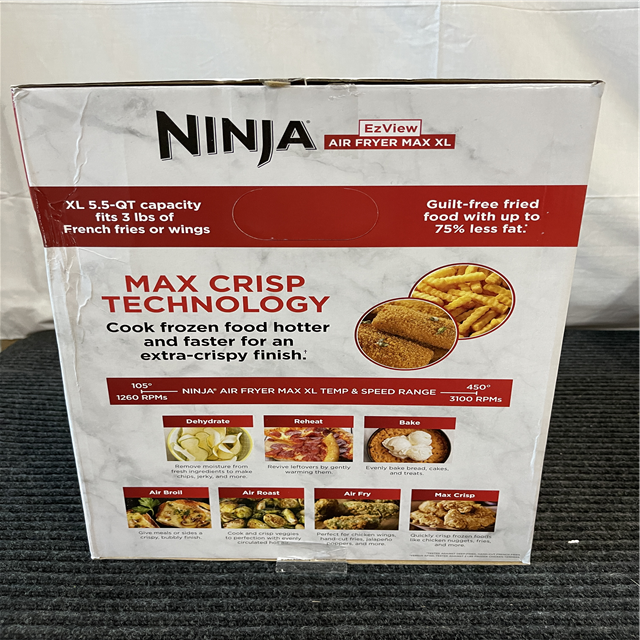 California AS-IS Ninja EZ View Air Fryer Max XL