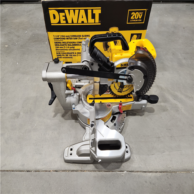  DEWALT - Sierra ingleteadora de 20 V máx, 7-1/4