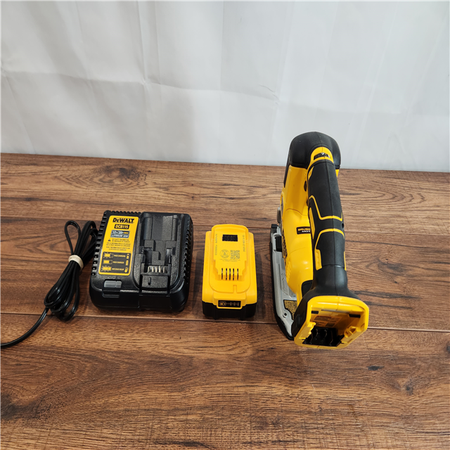 AS-IS DEWALT 20V MAX XR Cordless Brushless Jigsaw With (1) 20V 5.0Ah ...