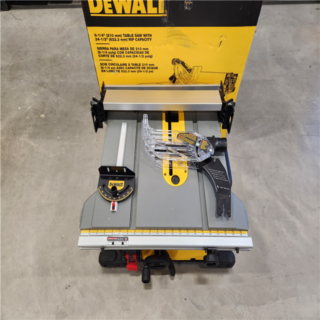 As Is Dewalt 15 Amp Corded 8 14 In Compact Portable Jobsite Tablesaw 1471