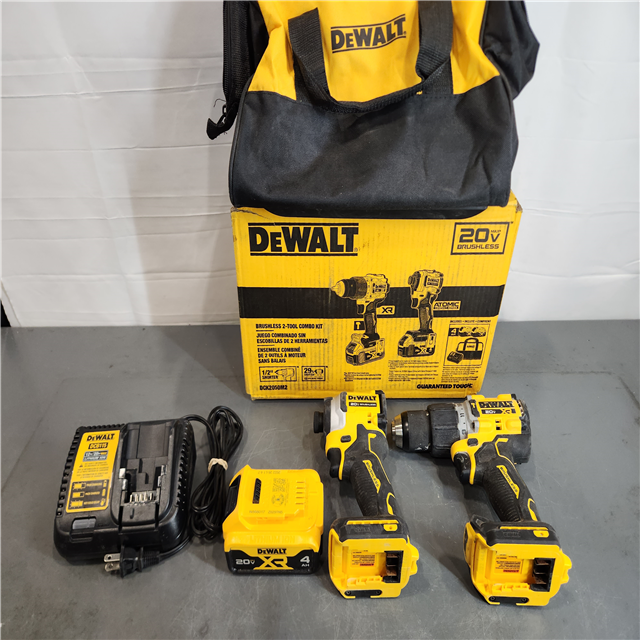 As Is Dewalt Volt Max Xr Hammer Drill And Atomic Impact Driver Combo