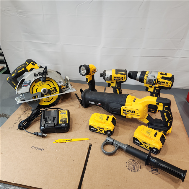 GOOD DEWALT 20-Volt MAX Lithium-Ion Cordless Brushless Combo Kit (5 ...