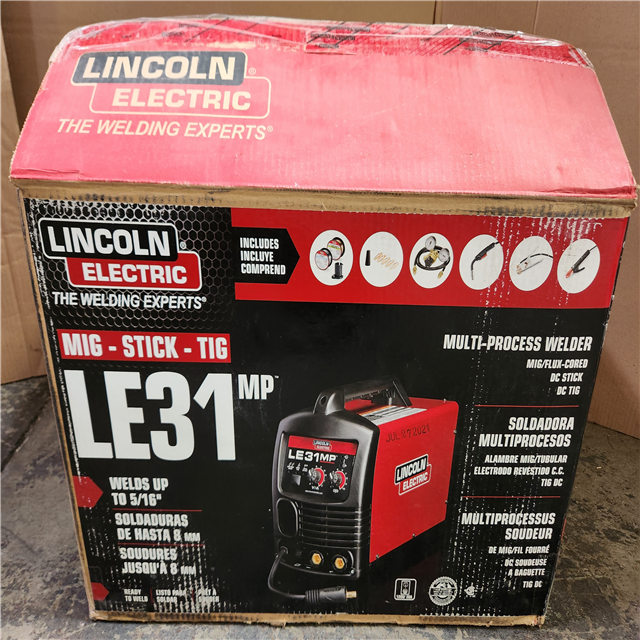 Phoenix Location LINCOLN 140 Amp LE31MP Multi-Process Stick/MIG/TIG ...