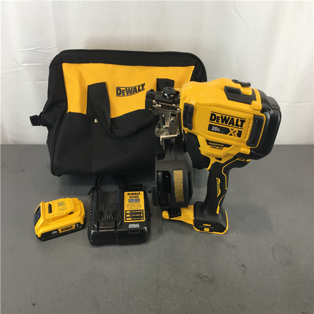 AS-IS Dewalt 20-Volt MAX Lithium-Ion 15-Degree Cordless Roofing Nailer ...