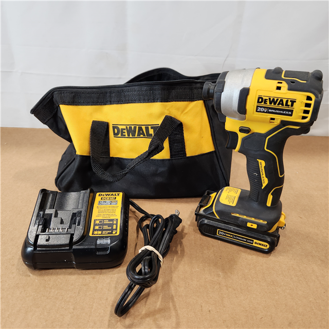 AS IS DeWalt Cordless Brushless Compact Impact Driver Kit