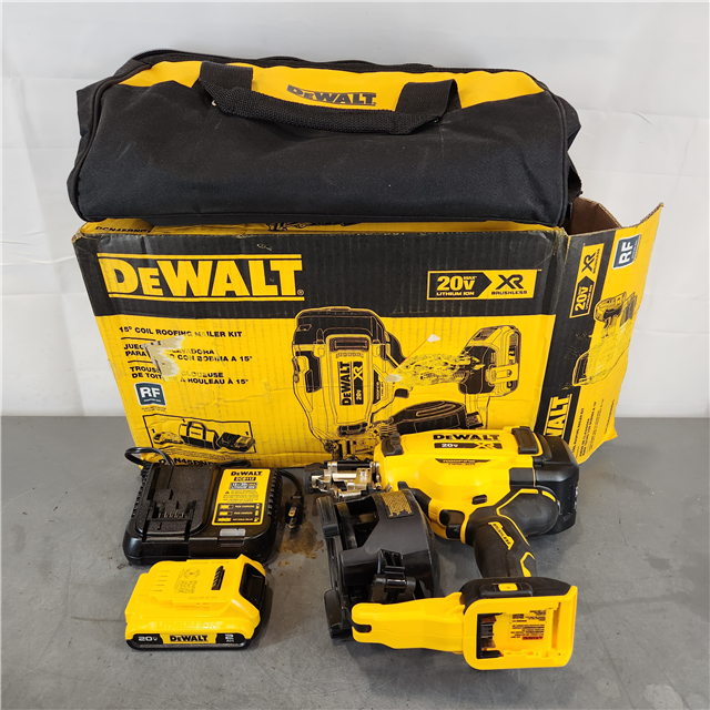 Good DeWalt 20-Volt MAX Lithium-Ion 15-Degree Cordless Roofing Nailer ...