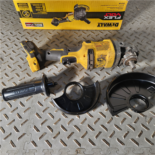 Houston location- AS-IS DeWALT DCG418B 60V MAX FlexvoltAngle Grinder